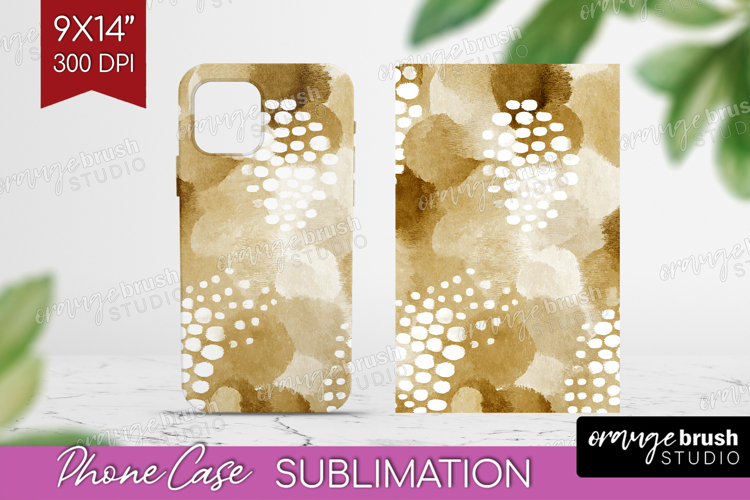 Modern Boho Phone Case PNG - Doodle Texture Case PNG