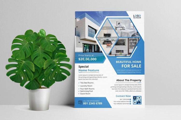 Modern Clean Real Estate Flyer