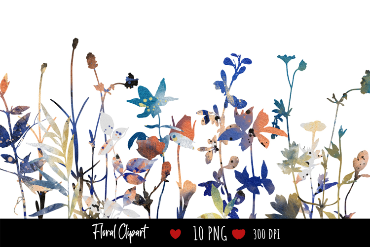 Modern Colorful Herbs Clipart