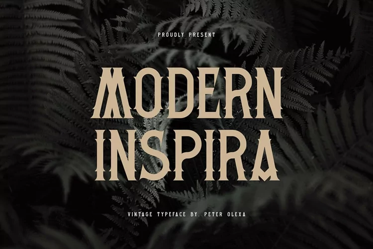 Modern Inspira Vintage Font
