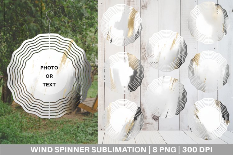 Modern Abstract Oil Paint Wind Spinner | Sublimation Spinner