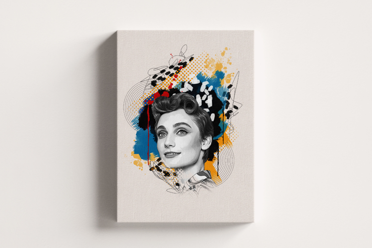 Modern Pop Art Illustration Photo Effect Template