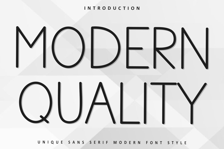 Modern Quality