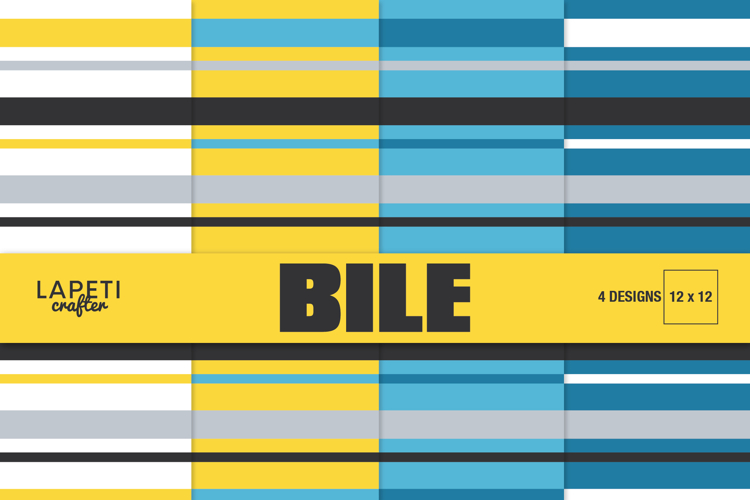 Striped Digital Papers, Modern Color Line Backgrounds