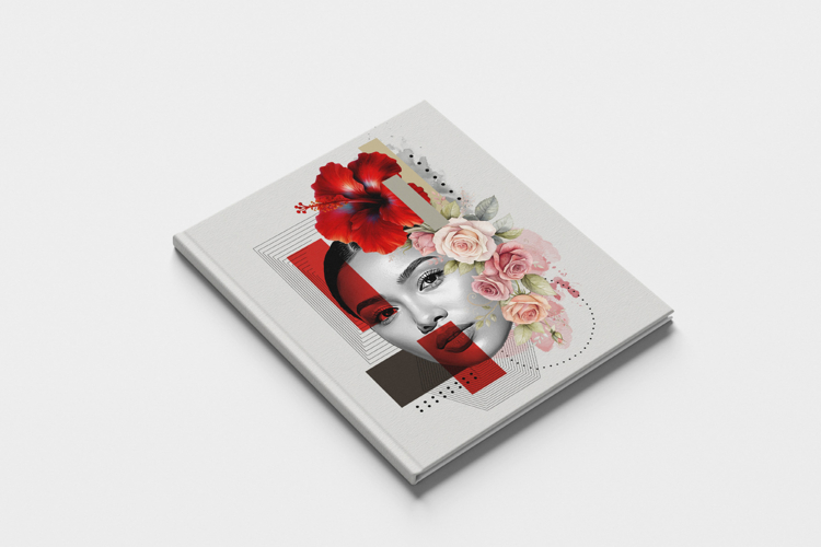 Modern Surreal Digital Collage Portrait Art Photo Effect