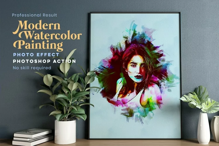 Modern Watercolor Painting