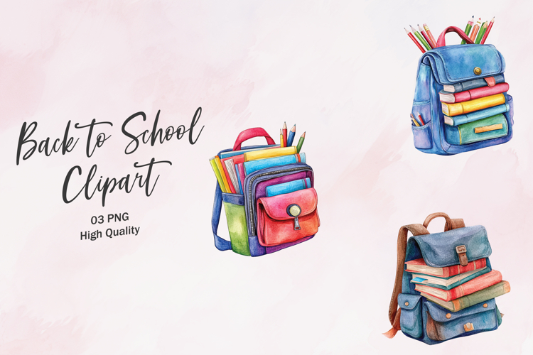 School Bag Clipart Image 14