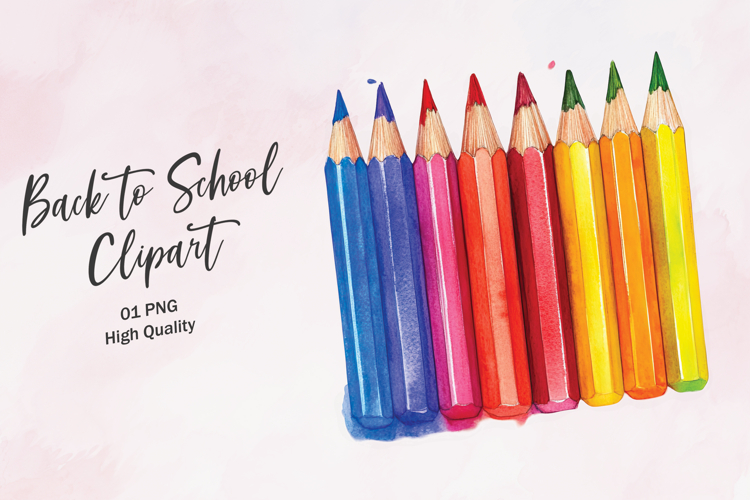 Colorful Pencils Clipart