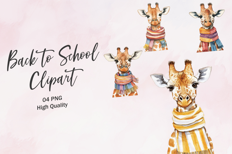 Cute Giraffe Clipart Image 5