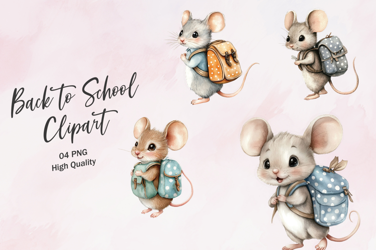 Cute Mouse Clipart Image 2