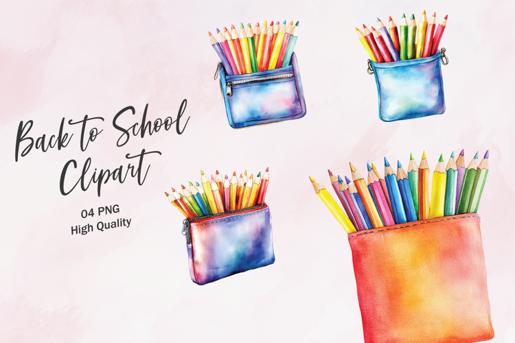Colorful Pencils Clipart Image 14