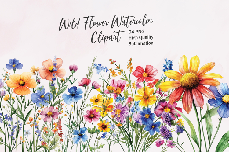 Flowers Border Clipart Image 7