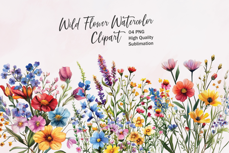 Flowers Border Clipart Image 8
