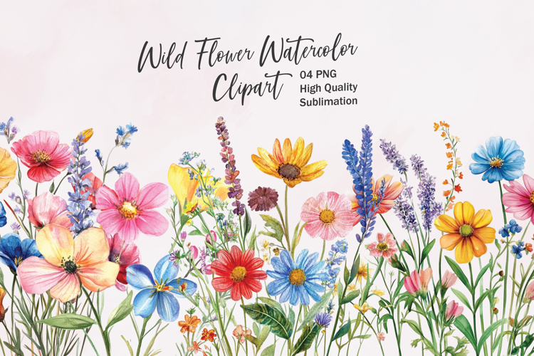 Flowers Border Clipart Image 13
