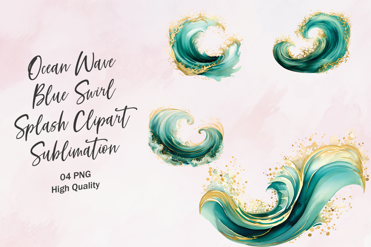 Ocean Wave Clipart Image 3
