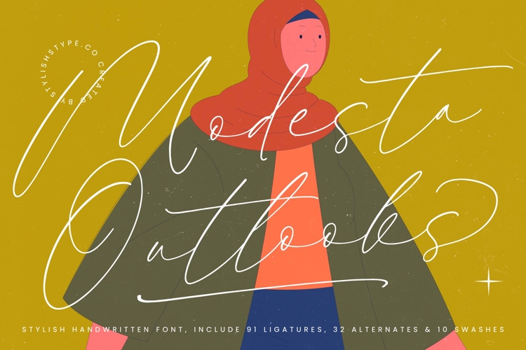 Modesta Outlook - Stylish Handwritten Font