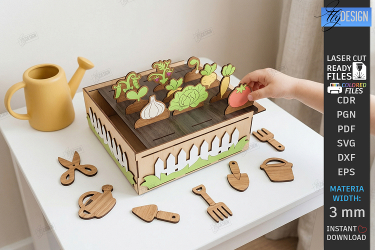 Garden Toy Playset Laser Cut | Kids Laser | Kids Farm | CNC