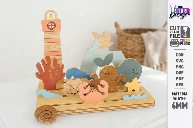 Modular Wooden Block Laser Cut | Toys and Games | CNC