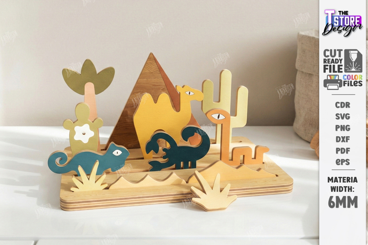 Modular Wooden Block Laser Cut | Toys and Games | CNC