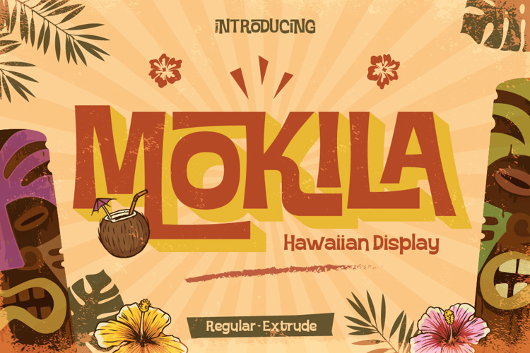 Mokila - Hawaii Display Typeface