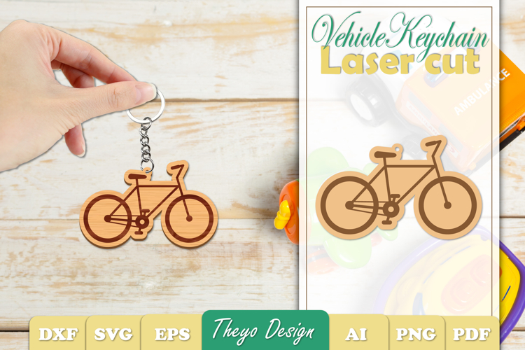 Vehicler Keychain SVG | Vehicler Key Chain Laser Cut