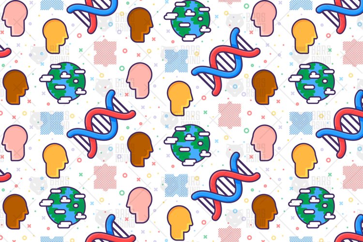 Molecular Biology DNA Pattern example image 1