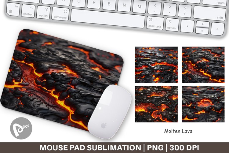 Mouse Pad Molten Lava example image 1