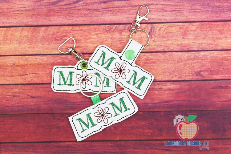 Mom ITH Keyfob Design