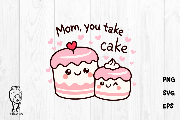 Funny Mama Mothers Day Mom Pun Cake