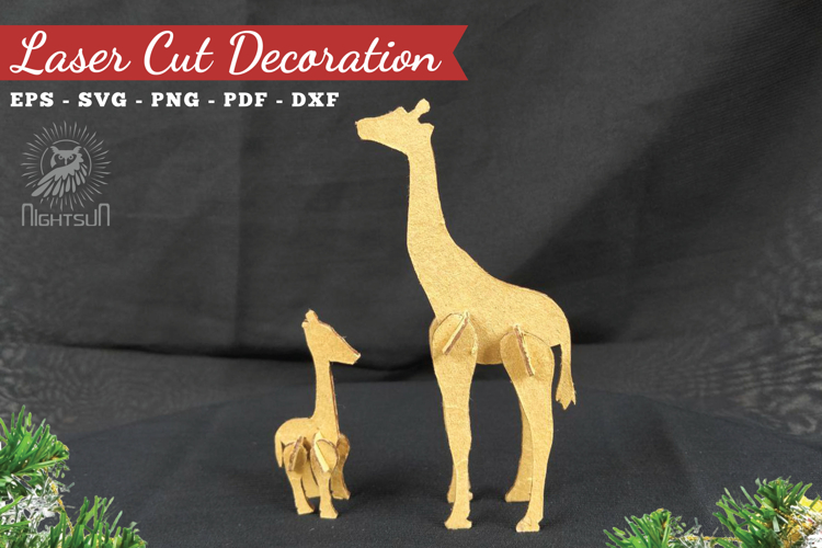 Giraffe Silhouette Image 21