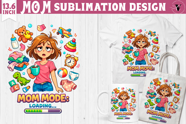 Mothers day clipart | Mom Mode Sublimation