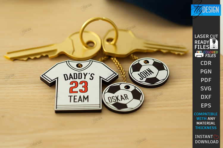 Family Keychain Laser Cut |Wooden Key Rings|Family SVG| CNC