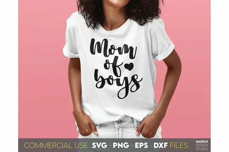 Mom Of Boys - momlife svg cricut - Mothers Day SVG