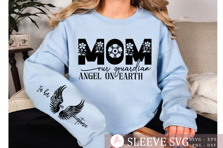 Angel Mom Svg Image 13