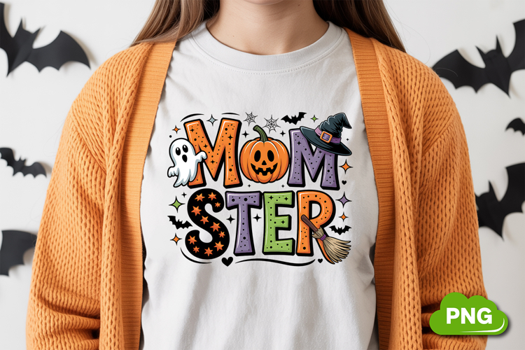 Mom Ster PNG | Halloween Sublimation | Halloween PNG