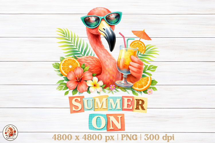 Summer Vibes Beach Sublimation PNG| Preppy Summer Collage