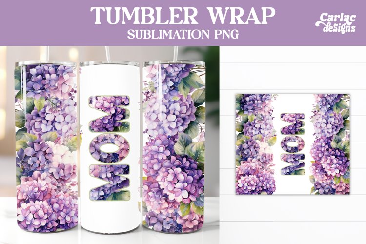 Tumbler Sublimation Wrap, Mom Tumbler Wrap