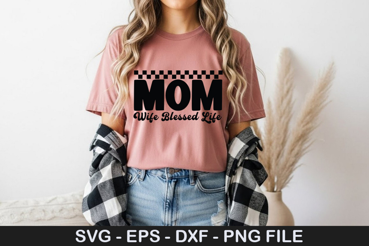 Blessed Mom Svg Image 24