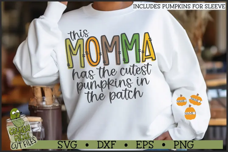 Momma Pumpkin Patch SVG File