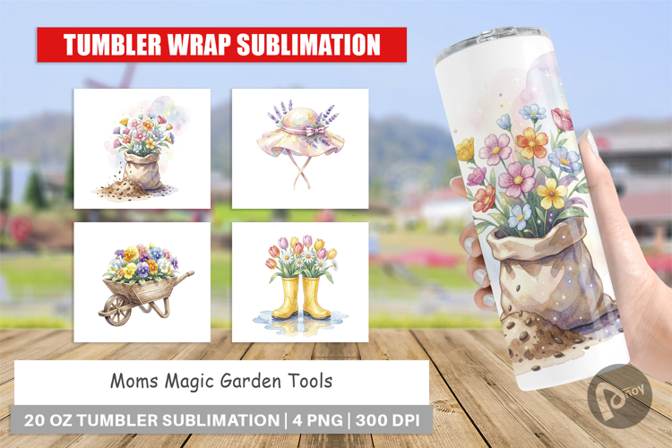 Moms Magic Garden Tumbler