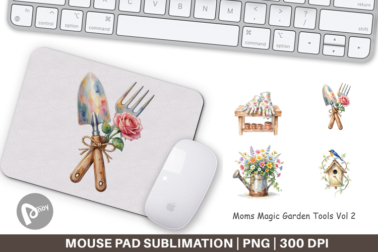 Moms Magic Garden Mouse Pad