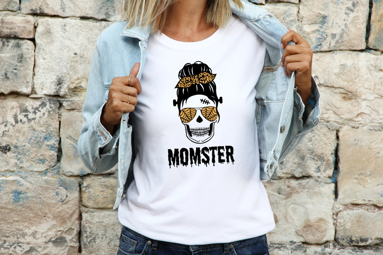 Momster Halloween SVG Quote