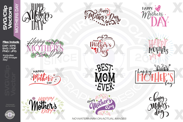 Happy Mothers Day vector designs