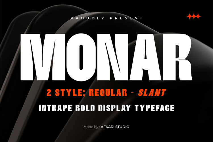 Monar - Intrape Bold Display Typeface example image 1