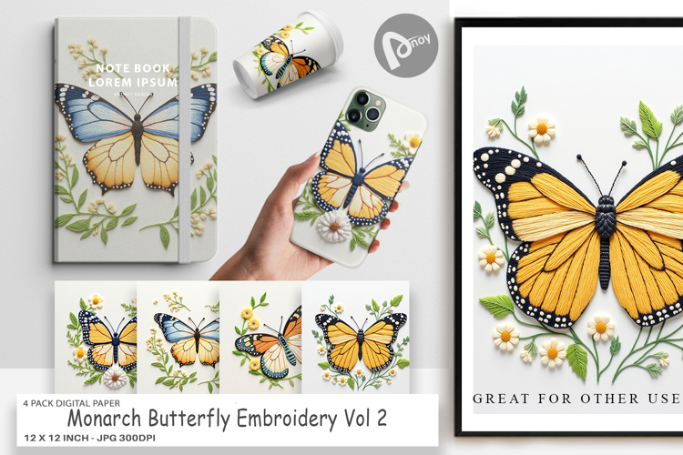 Monarch Butterfly Clipart Image 21