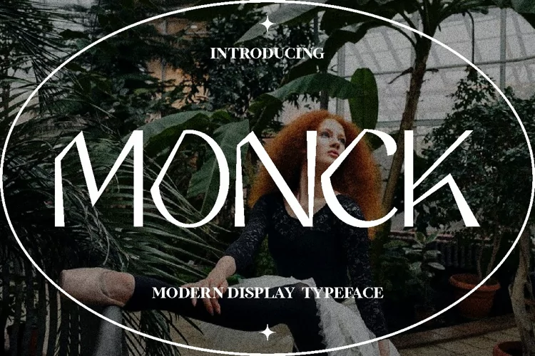 Monck - Modern Display Font