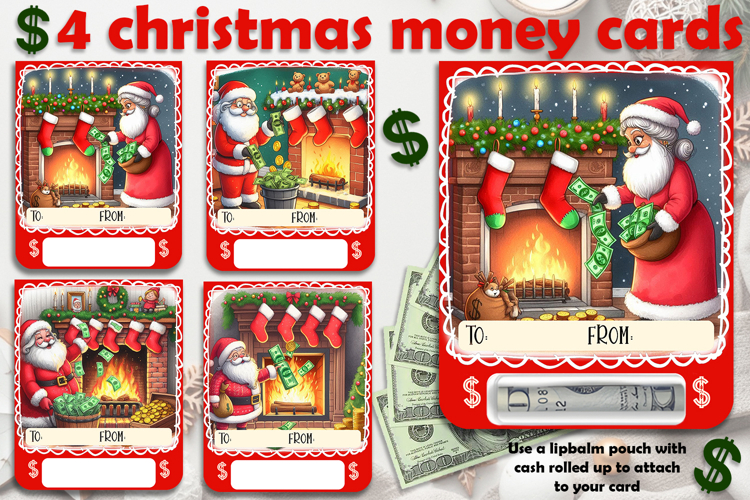 Christmas cards, funny gift cards for printing