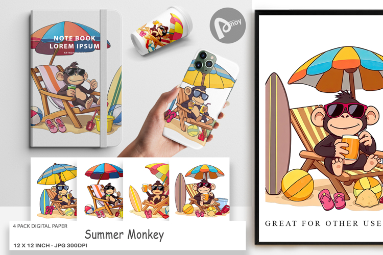 Monkey Clipart Image 2