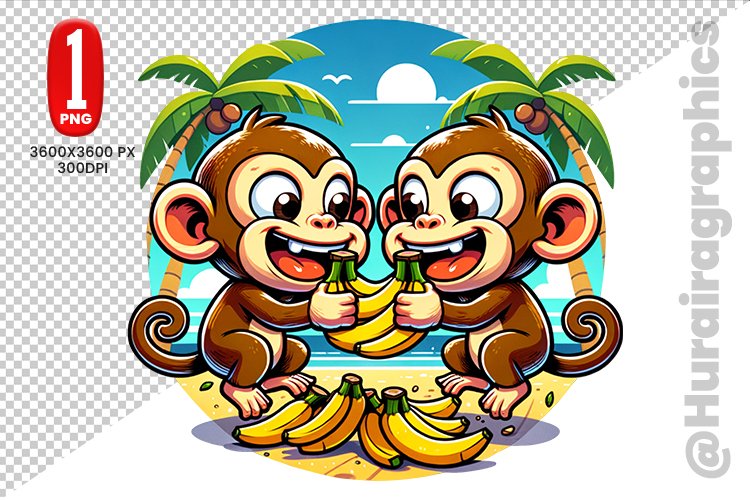 Cute Monkey Clipart Image 15
