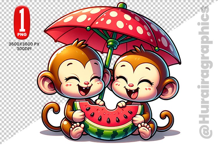 Cute Monkey Clipart Image 6